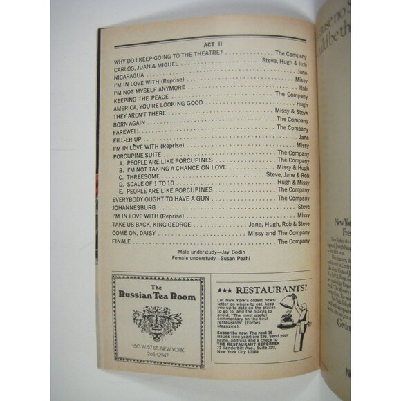 Whats A Nice Country Like You Doing In A State Like This Showbill Musical Revue - Picture 6 of 7